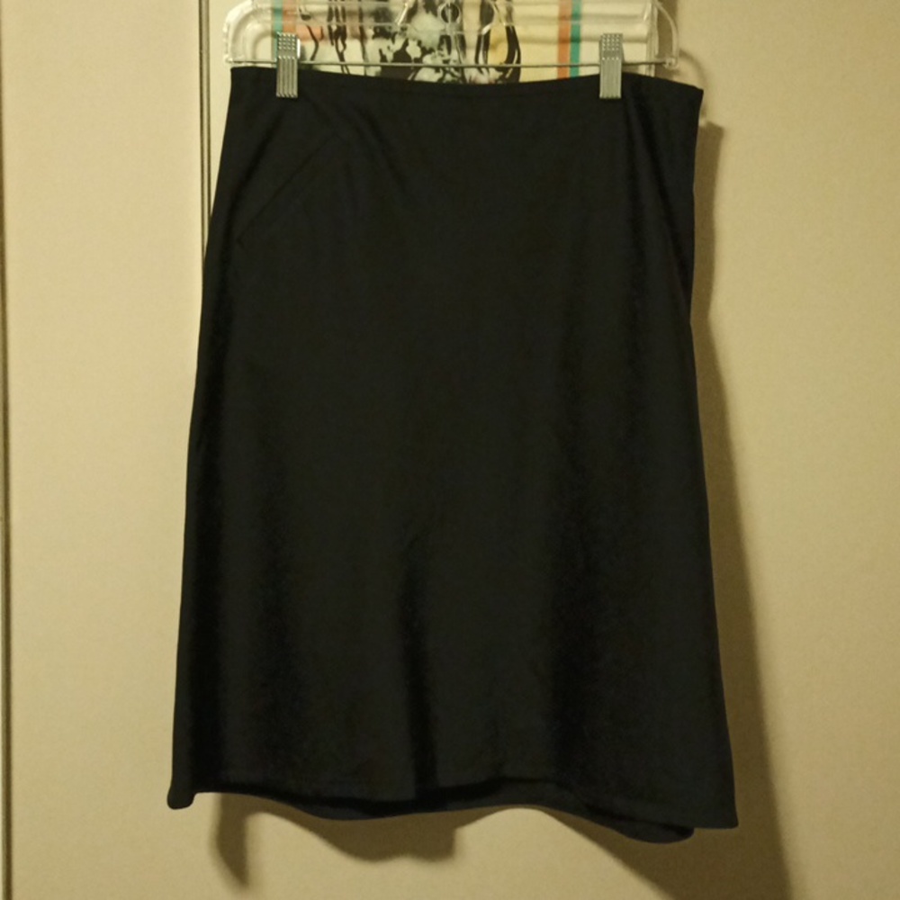 Agnes b black cotton skirt